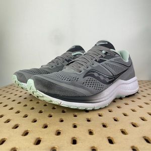 Saucony Omni 19 Women's Running Shoe Alloy/ Sky S10570-30 in Size 10.5 US